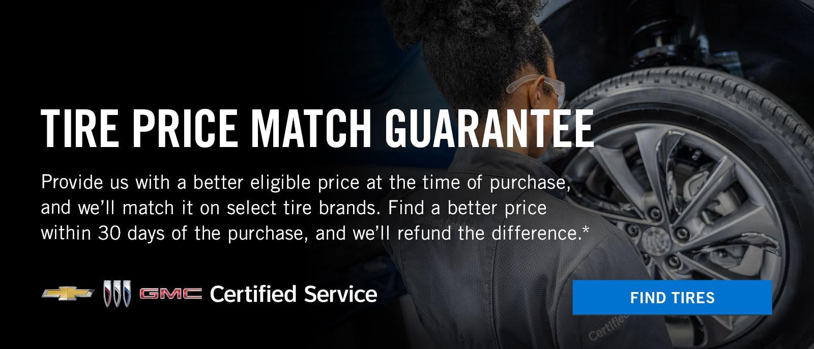 Tire Price Match Guarantee at Lipscomb Auto Center Bowie TX